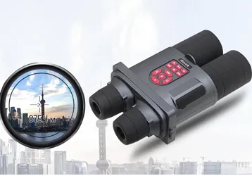2ª Generación + Binocular Gafas de visión nocturna con poca luz montadas en la c